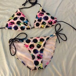 Polka dot bikini